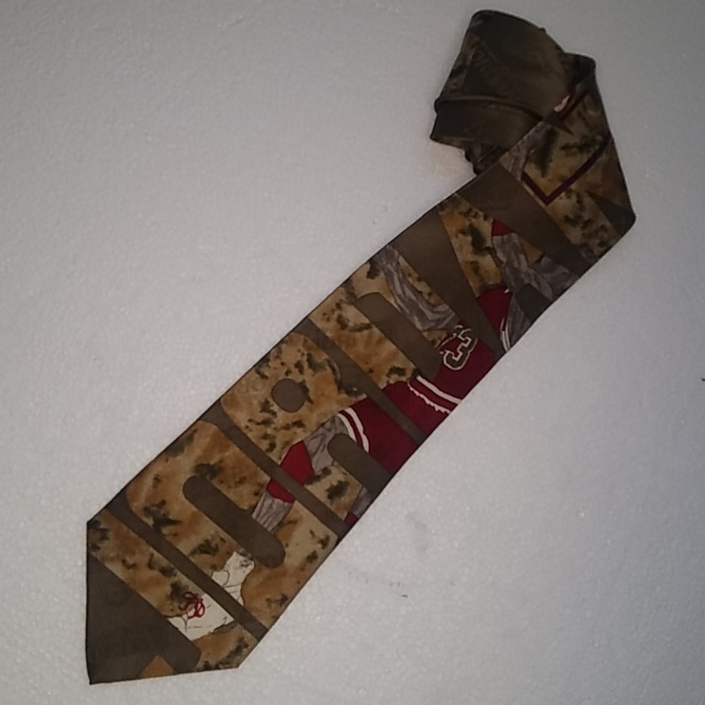 Michael jordan silk tie